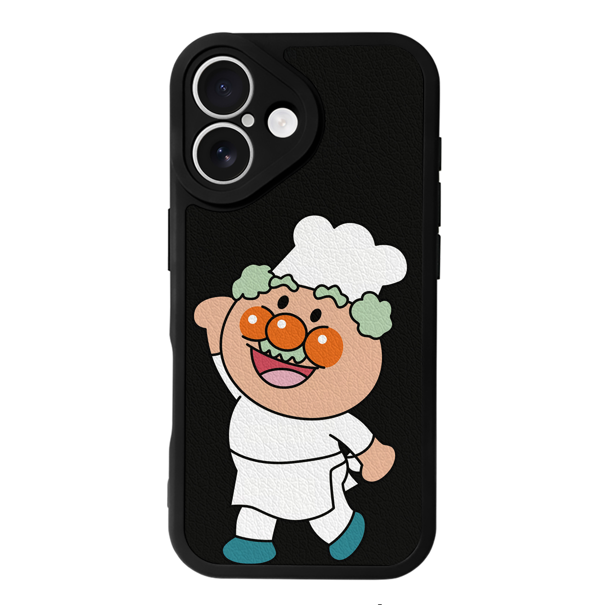 （画像用） アンパンマン Anpanman 【iPhone 16シリーズ対応】シリコンスマホケース（レザー調） 材質：シリコン